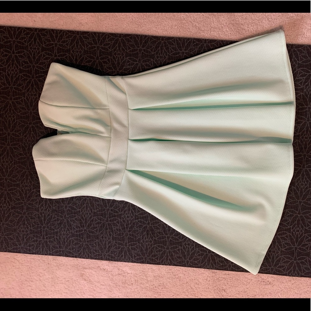 Mint green dress
